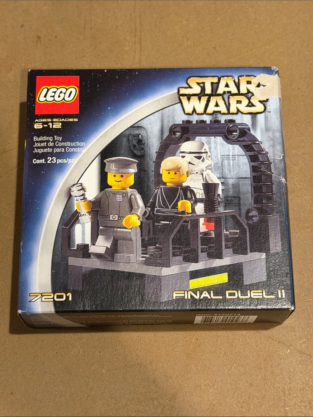 LEGO Star Wars Final Duel II-Unopened. Box is creased. Small tear on box. Photos